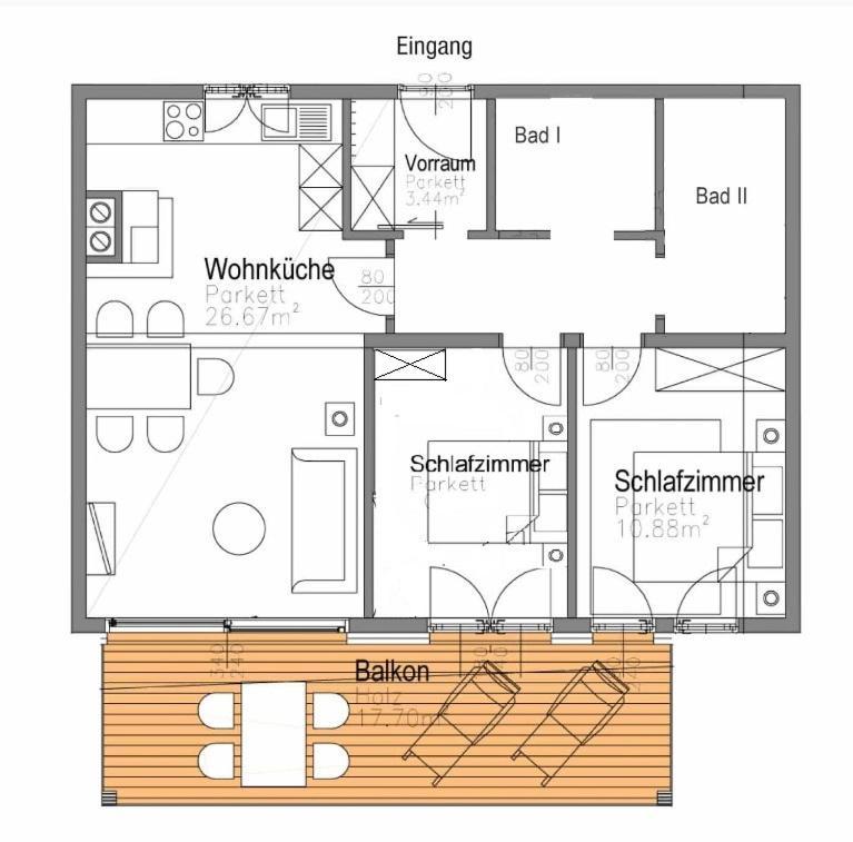 Premium Apartments Am ويسنسي المظهر الخارجي الصورة